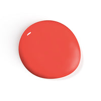 A droplet of Liberation Nails nail polish in a terracotta, melon, coral color, Better Mood.